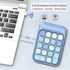 FELICON 18 2.4G Accounting Wireless Numeric Keypad Keys with Mini Portable Silent Number Pad USB Receiver Financial