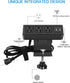 CCCEI 3 1200J. 125V 12A 1500W. Outlet Desk Clamp Power Strip with USB Ports, Desktop Power Strip Surge Protector Table