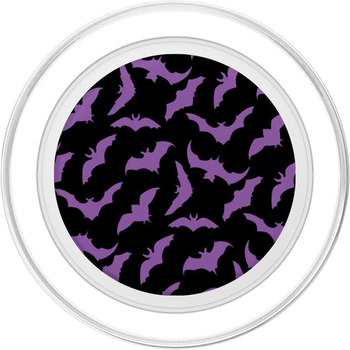 Retro Spooky Creepy Witch Bats Goth Black Purple, PopSockets PopGrip for MagSafe