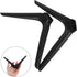 MOBUTOFU 15mm No-Drill Television Stand Mount Base with Dual-Hole Plastic Feet, Stable Tabletop Support for Monitors