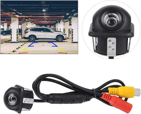 Zopsc Rear View Camera, 12V 170° Wide Viewing Angle Reversing Backup Night Vision Camera