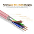 CBUS 6ft Heavy-Duty Braided USB C Charger Cable for iPhone 15/Pro/Max, iPad Pro, Samsung Galaxy Tab