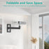 WALI 1/4" M4 M6 4.4lbs 1330LM-PMS, Mini Projector Wall Mount, Full Motion Adjustable Bracket for Screws, Hanging Holder