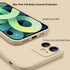ZEZHOU Compatible with iPhone 12 Case with Camera Lens Protector, Liquid Silicone Gel Rubber Phone Case, Slim Fit