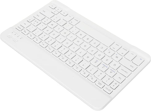 Sanpyl Keyboard, 10in Ultra Thin Bluetooth French AZERT Keyboard, Waterproof Multifunctional for Tablet Phone