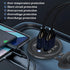 HZEL 2 12V/24V Car USB Outlet Wire Charger, Port Vehicle USB Charger Socket Mount with Wire, Automotive Interior Power