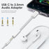 USB C to 3.5mm Jack Audio Adapter 2 Pack USB Type C to Headphone Aux Jack Adapter Dongle Cord Compatible with iPhone 15 Pro Max, Samsung Galaxy S24 S23 Ultra, iPad Pro, MacBook