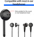 EKIND 24 PCS Soft Sponge Earbuds Cover Pads for Earphone MP3 MP4 Stereo Headsets, Protective Accessories Cap (Black)