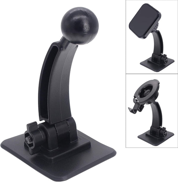 17mm Sticky Adhesive Mount Holder for Garmin GPS & Smart Phones - Car Windshield/Dashboard Flexible Permanent Holder