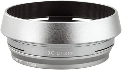 JJC LH-JX100 Silver Filter Lens Adapter & Hood for Fuji Finepix X100V X100F X70 X100 X100S X100T Camera AS AR-X100