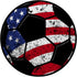 Soccer USA Flag Player Christmas Birthday Gift PopSockets PopGrip: Swappable Grip for Phones & Tablets Standard