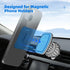 volport 6 Pack Metal Plate for Phone Magnet, Magic Plates Replacement with Sticky Adhesive for Magnetic Car Phone Mount