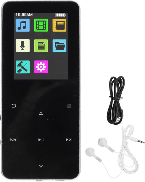 Yoidesu MP3 Player with Bluetooth, 1.8 Inch HD Screen for Android, 4GB Portable