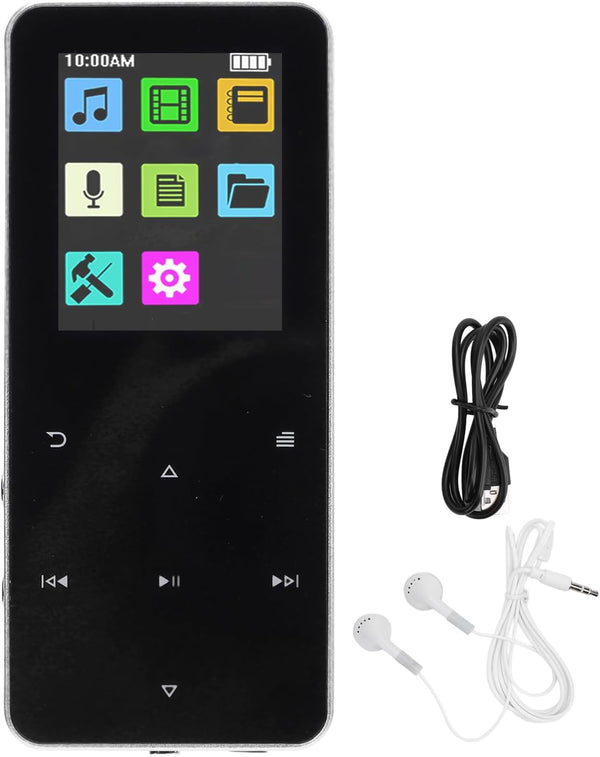 Yoidesu MP3 Player with Bluetooth, 1.8 Inch HD Screen for Android, 4GB Portable