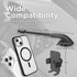 Phone Holder for Car Dash & Windshield, Flexible Gooseneck Phone Mount with Cradle Feet & Adjustable Holder Grips,