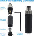Industrial Sensor Connector Plug, Lonlonty M8 Connector 3-Pin A Coding UTP IP67 Waterproof Adapter