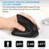 Lekvey 2.4 Left Handed Mouse, Wireless GHz USB Lefty Left Hand Ergonomic Vertical Mouse, Less Noise - Black