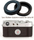 Generic 17mm M2 M3 M4, 3D Rubber Eyepiece Guard, Protective Viewfinder Cover for Leica M Cameras, Metal Viewfinder