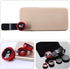 Toddmomy 2 Sets Clip-on Phone Camera Lens Kit, Wide Angle Macro Fisheye Mobile Camera Lenses for Smartphone