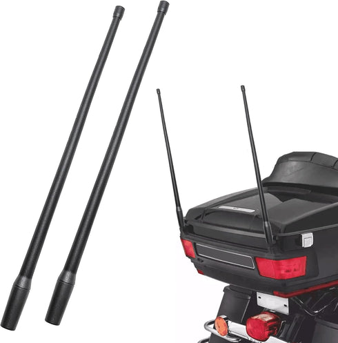 Anina 2PC 13 Inch Antenna Mast for 1998-2022 Harley Davidson Motorcycle Aerial Antenna