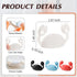 4PCS Crab Cord Organizer Cable Clips, Self-Adhesive USB Cable Organizers for Home Office Desk, Wire Holder & Decor