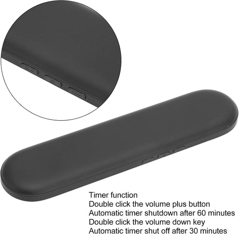 SUNGOOYUE Bluetooth Pillow Speaker, Mini Under Pillow Speaker with Stereo Bass for Deep Sleeping, White
