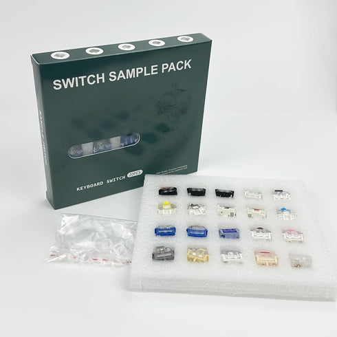 Kailh | Gateron Series Mechanical Keyboard Switches Sample Pack (20pcs)