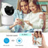 Tuya 3MP Indoor Pan-Tilt Smart Camera for Home Security, Motion Tracking, 2-Way Audio, Compatible with Alexa & Google