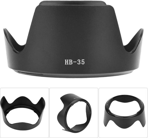 Camera Lens Hood, HB-35 Replacement for Nikon AF-S VR 18-200mm F/3.5-5.6 Lens
