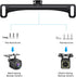 GLK Universal Rear Backup Camera License Plate Bracket, Full Stainless Steel Rear View Camera Mount, Plate Holder