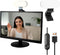 GLOUEN Video Conference Lighting & Computer Light USB LED Panel for Laptop &