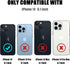 Nvollnoe for iPhone 14 Case with Card Holder, Heavy Duty Protective Dual Layer Shockproof Slim Wallet Case for Women &