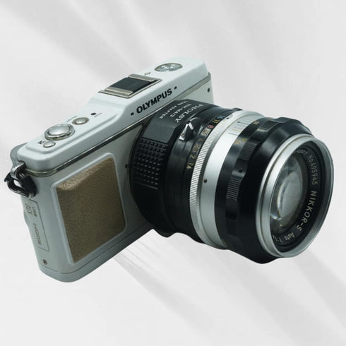 Lens Mount Adapter Nikon F to MFT, Compatible with Nikon F Lens to Micro Four Thirds Camera Body