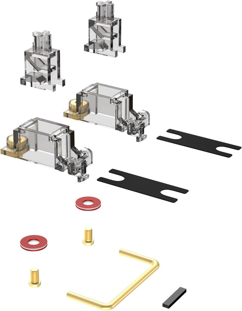 Stabilizer V3, Screw in Stabilizers with 2u 6.25u 7u Wires, PCB Mount Keyboard Stabilizers for Mechanical Keyboards