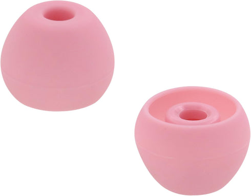ALXCD Pink Eartips for BeatsX Earbuds, 8 Pairs S/M/L & Double Flange Soft Silicone Tips, Compatible with Beats by Dr.