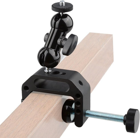 CAMVATE Camera Clamp Mount for DSLR, LED Video Light and Binoculars Holder Mount - 1122