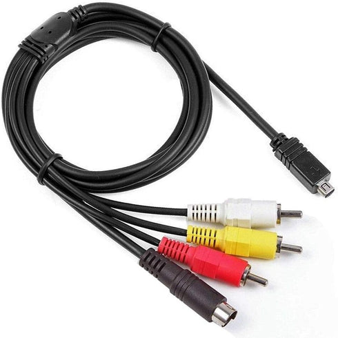 ANTOBLE 5ft AV A/V Audio Video RCA S-Video Cable Cord for Sony