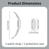 Fukaisu Wristband and Protective Case for NotePin, Adjustable TPU Wristband Durable Wearable Accessory Compatible