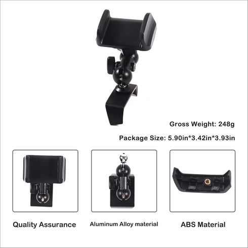 Car Dashboard Phone Holder for Toyota Tundra/Sequoia 2022-2023, Multifunctional Phone Mount, Fits All Smartphones