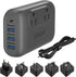 SOKOO 230-Watt Step Down Voltage Converter 100-220V to 110V, International Power Adapter for 150 Countries, USB Charger