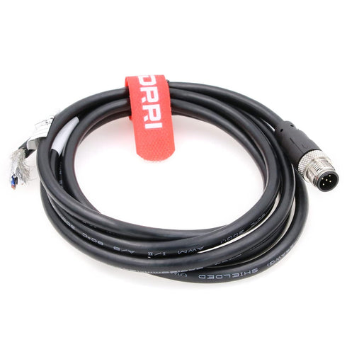 DRRI M12 Sensor Connector 5pin A Code Male Molded Industrial Shield Cable for Robots