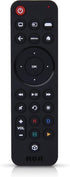 RCA 3-Device Universal Rechargeable Streaming Remote Control for TV, Audio, Soundbar, Streaming Devices, Ultra-Slim