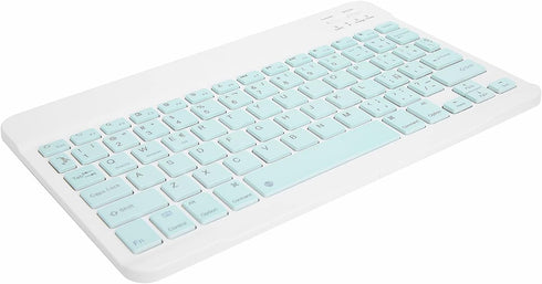 Hilitand 10 inch Bluetooth Keyboard, Ultra-Thin Ergonomics Scissor, 5 Million Click, Quiet Key, Metal Texture
