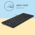 Perixx PERIBOARD-432 Wired Mini USB Keyboard - X Type Scissor Keys with Big Print Keys - US English, Black