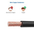 Cable Matters Heavy Duty 12 ft Speaker Wire 12 Gauge, Oxygen-Free Bare Copper with Banana Plug