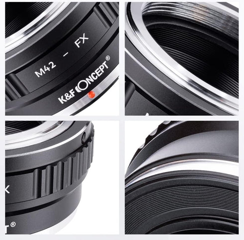 K&F CONCEPT M42 42mm XPro1 X-Pro1 Lens Mount Adapter Ring Screw to Fuji Fujifilm FX Camera