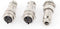 uxcell GX16-3 3 Terminals 16mm Male to Female Panel Metal Connector, 3Pcs