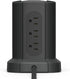 Amazon Basics 1080J, 9 (2 1 15A, 6ft Power Strip Tower Charging Station, Surge Protector Outlet with Integrated USB