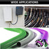 Kable Kontrol Split Wire Loom Tubing, 1/4” Inch, 10 Ft Long, Black Wire Conduit Cover