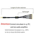 7ft 1/8" 3.5mm 3.5 4 24k mp3 Arklove Shielded aux Input RCA Output Splitter Stereo Audio Video Cable Out Male to RCA